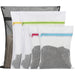Garnen 5 Pack Mesh Laundry Bags for Washing Machine, Zippered Garment Protection Pouches for Delicate Clothes, White & Black Set