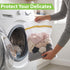 Garnen 5 Pack Mesh Laundry Bags for Washing Machine, Zippered Garment Protection Pouches for Delicate Clothes, White & Black Set