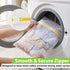 Garnen 5 Pack Mesh Laundry Bags for Washing Machine, Zippered Garment Protection Pouches for Delicate Clothes, White & Black Set