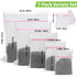 Garnen 7 Pack Mesh Laundry Bags with Zipper for Delicates, Reusable Wash Bags for Bras, Underwear & Baby Clothes, White