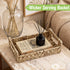 Garnen Storage Wicker Basket, Slim Design with Handles Natural Woven
