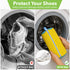 Garnen 2-Pack Shoe Laundry Bags with Scrubbing Fibers, Microfiber