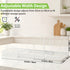 Garnen Pots and Pans Organizer Rack, Expandable Kitchen Cabinet & Countertop Storage for Cookware, Lids & Baking Trays
