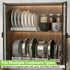 Garnen Pots and Pans Organizer Rack, Expandable Kitchen Cabinet & Countertop Storage for Cookware, Lids & Baking Trays
