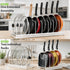 Garnen Pots and Pans Organizer Rack, Expandable Kitchen Cabinet & Countertop Storage for Cookware, Lids & Baking Trays