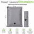 Garnen Roll-Up Travel Compression Bag 15.8x19.7 in