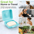 Garnen 4-Pack Mini Travel Soap Holder Cases, Assorted Colors