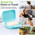 Garnen 4-Pack Mini Travel Soap Holder Cases, Assorted Colors