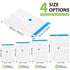Garnen 2-Pack Vacuum Seal Storage Bags for Clothes & Bedding