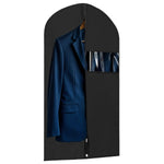 Mber 40" Hanging Suit Garment Bag with Clear Window, Black