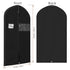 Mber 40" Hanging Suit Garment Bag with Clear Window, Black