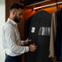 Mber 47" Suit Bag Garment Bag for Travel and Storage, Suit Bags for Hanging Clothes with Zipper & Visible Transparent Window, Garment Bags for Storage Suits,T-shirts, Jackets and Coats