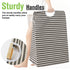 Garnen Laundry Basket Collapsible Laundry Hamper Foldable Bag, Wooden Handles Dirty Clothes Baskets Laundry Bin Organizer for Kids Baby Bathroom