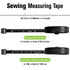 Garnen Retractable Measuring Tape, Dual-Sided Body & Sewing Tape Measure (60 in)