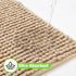 Garnen Tufted Microfiber Bath Mat - Textured Non-Slip Design, 40x60 cm