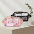 Garnen 2-Pack Clear Crossbody Bags, Stadium Approved, Pink & Black