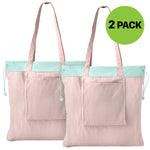 Garnen Foldable Tote Bag, Nylon Reusable Bag Foldable Tote for Grocery, Reusable Foldable Bag Shopping Bag Tote Bag for Travel Machine Washable