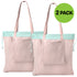 Garnen Foldable Tote Bag, Nylon Reusable Bag Foldable Tote for Grocery, Reusable Foldable Bag Shopping Bag Tote Bag for Travel Machine Washable
