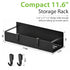 Garnen Magnetic Spice Rack for Refrigerator & Oven, Fridge Organizer Shelf (Black)