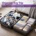 Garnen 5-Piece Travel Compression Packing Cubes Set - Luggage Organizers