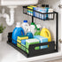 Garnen Metal 2-Tier Under Sink Organizer - Kitchen & Bathroom Cabinet Storage Rack