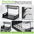 Garnen Metal 2-Tier Under Sink Organizer - Kitchen & Bathroom Cabinet Storage Rack