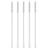 Garnen 5-Pack Long Straw Cleaning Brushes Stainless Steel Cleaner for Reusable Straws