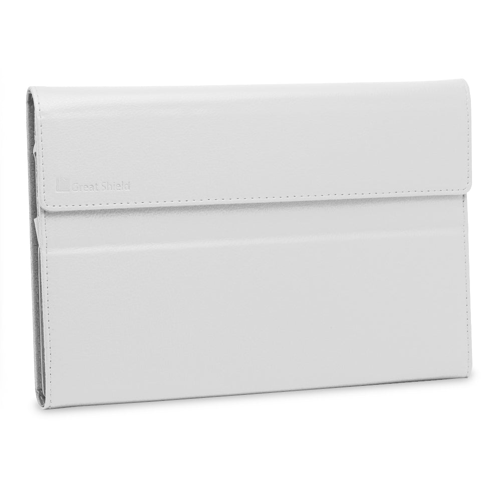 GreatShield VANTAGE Stand Leather Case for Microsoft Surface Windows RT - White