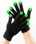 GreatShield COZY Smartphone Touch Gloves - Solid Color 10G - Black - Handheld (5 fingertips and whole) Size: Small/Medium