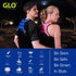 GreatShield GLO Waterproof LED Sport Vest with 2 Front Pockets - Black (Size L)