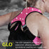 GreatShield GLO Waterproof LED Sport Vest with 2 Front Pockets - Pink (Size L)