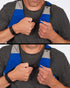 GreatShield GLO Waterproof LED Sport Vest with 2 Front Pockets - Blue (Size M)