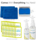 GreatShield Screen Cleaning Kit with 2 Bottle Solution (60ml and 120ml), 2 Microfiber Cloth, 20 Non-Alcohol Screen Cleaning Wipes, and Brush