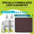 GreatShield Lens Cleaner Spray Kit - 2 X 8oz Spray Bottle + 2oz Spray Bottle + 3 X (6" x 7") Microfiber Cloths