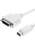 Fosmon Mini DVI TO DVI cable wire length 20cm (Nickel Plated)