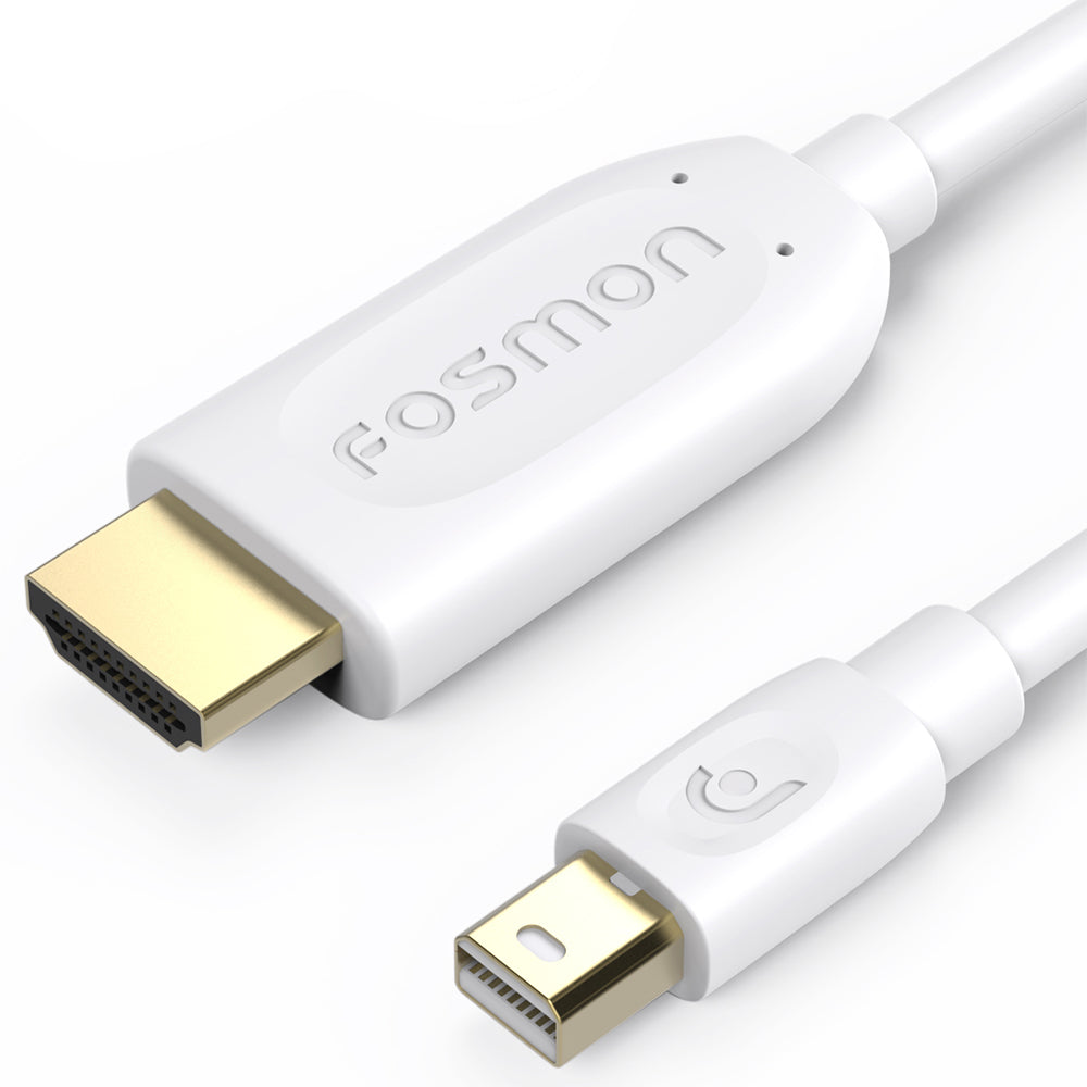 Mini DisplayPort (Mini DP or mDP)/ThunderboltTM (Male) to HDMI (Male) Adapter Cable - 6 feet