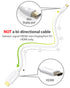 Mini DisplayPort (Mini DP or mDP)/ThunderboltTM (Male) to HDMI (Male) Adapter Cable - 6 feet