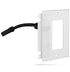 Wall Plate w/ 4-Inch Gold-Plated High Speed HDMI 2.0 Cable and F Connector Jack w/ Built-In Ethernet -White