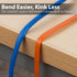 3ft Cat5e Flat Network Ethernet Patch Cable -Orange