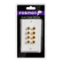 Surround Sound Home Theater Wall Plate with Gold Plated Copper Banana Binding Posts - 4 Speakers - White
