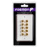 Surround Sound Home Theater Wall Plate with Gold Plated Copper Banana Binding Posts - 5 Speakers - White