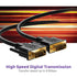 Gold-Plated DVI-D Male to Male 30AWG Dual Link (24+1) Cable - Black - 15ft