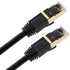 Cat 7 Shielded Network Ethernet Cable - Black -100ft