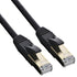 Cat 7 Shielded Network Ethernet Cable - Black -100ft