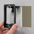 Single 1-Gang Low Voltage Wall Plate Mounting Bracket