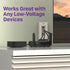 Single 1-Gang Low Voltage Wall Plate Mounting Bracket