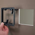 Dual 2-Gang Low Voltage Wall Plate Mounting Bracket