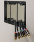Triple 3-Gang Low Voltage Wall Plate Mounting Bracket