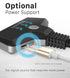 3x1 High Speed HDMI Switch with 1.8FT Braided Pigtail Cable (4K, Supports 3D) - Space Gray