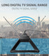 25 Mile Indoor Tabletop/Wall Mount HDTV Antenna with Retractable Dipoles (Rabbit Ears)